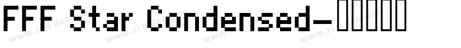 FFF Star Condensed字体转换